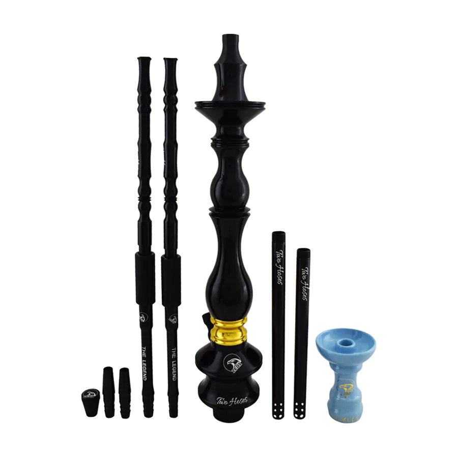 Stem Zeus Two Hoses Preto - 2 Respiros • FRETE GRÁTIS*