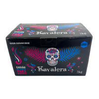 Carvão Para Narguile Kavalera 1kg - Hexagonal - Sem Gosto e Sem Cheiro