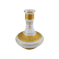 Base de Vidro Bless Hookah Lamp Arabesco Médio - Branco