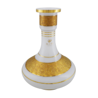 Base de Vidro Bless Hookah Lamp Arabesco Grande - Branco