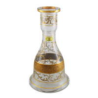 Base de Vidro Bless Hookah Sino Slim Grande - Transparente