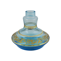 Base de Vidro MD Hookah Bottle Aladin Pequeno Angel - Azul