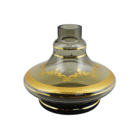 Base de Vidro MD Hookah Bottle Aladin Pequeno Frésia 2 - Fumê 