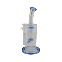 Bong de Vidro Abduzido Gold Line Extreme 2 Azul 28cm