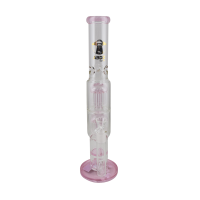 Bong de Vidro Abduzido Gold Line Grande Honey Tree2 43CM - Rosa