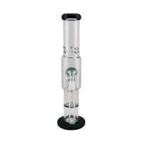 Bong de Vidro Abduzido Gold Line Médio Honey Tree1 36CM - Verde