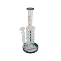 Bong de Vidro Abdz Gold - Bubble Verde Escuro (28cm)