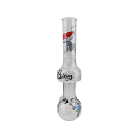 Bong de Vidro Médio Oikos Double Transparente - (Escolha o Modelo)