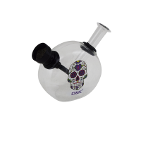 Bong de Vidro Mini Pocket D&K Caveira Mexicana - (Escolha o Modelo)