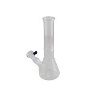 Bong de Vidro Glass Pequeno 21,5cm Transparente - (Escolha o Modelo)