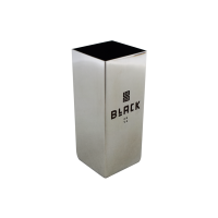 Copo para Tereré de Aço Inox Quadrado Black Erva GA12181