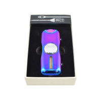 Isqueiro Elétrico Friget Spinner Usb - duplo arco de plasma recarregável - (Escolha a Cor)