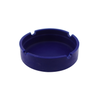 Cinzeiro de silicone Redondo eco-amigável - Azul Escuro 