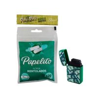 Kit 4i20 Seda Pay Pay Gogreen Ks Filtro Papelito Mentolado Maçarico Zengaz - M30