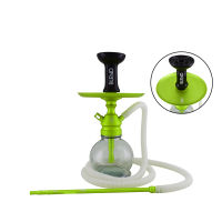 Kit Narguile Completo Anubis Compact Edition - Verde Fluorescente