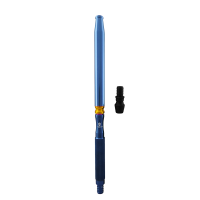 Piteira e Contra Piteira Triton X Handle - Azul Claro com Dourado