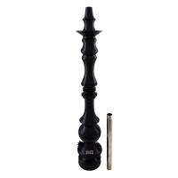 Stem Amazon Hookah Kaiser - Metal Preto - Madeira Preto