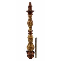 Stem Amazon Hookah Luxury - Metal Bronze - Madeira Marmorizado Piopo