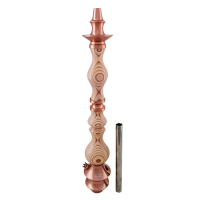 Stem Amazon Hookah Luxury Unique - Metal Rose - Madeira Rose