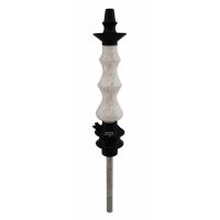 Stem Amazon Hookah Pride Médio - Metal Black - Madeira Marmorizado Botticino