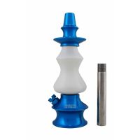 Stem Amazon Hookah Prime - Metal Azul Claro - Madeira White Pequeno