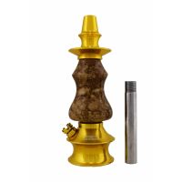 Stem Amazon Hookah Prime - Metal Gold - Madeira Marmorizado Piopo