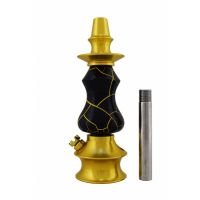 Stem Amazon Hookah Prime - Metal Gold - Madeira Ônix Pequeno