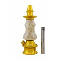 Stem Amazon Hookah Prime - Metal Gold - Madeira Marmorizado Botticino