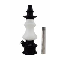 Stem Amazon Hookah Prime - Metal Black - Madeira White Pequeno