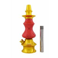 Stem Amazon Hookah Prime Unique - Metal Dourado - Madeira Rosa