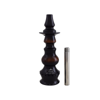 Stem Invictus Hookah Star New Edition - Preto com Madeira