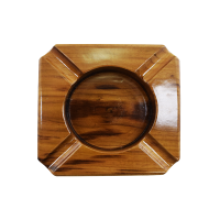 Cinzeiro de Madeira Encerado