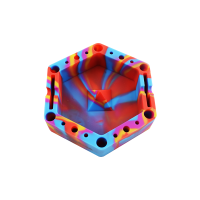 Cinzeiro de Silicone Toka Hauú Hexagonal 