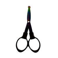 Tesoura Abduzido Flip Metal Preto Camaleão