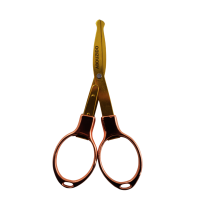 Tesoura Abduzido Flip Metal Duo Cobre c/ Dourado