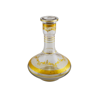 Vaso de Narguile MD Hookah Aladin Grande Frésia 1 - Transparente